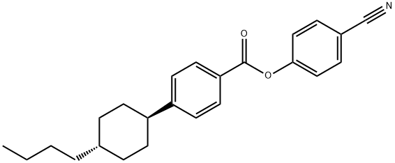 丁基环己基苯甲酸对氰基苯酚酯, 91225-21-7, 结构式