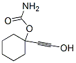 Carbamic acid, 1-(hydroxyethynyl)cyclohexyl ester (7CI) Structure