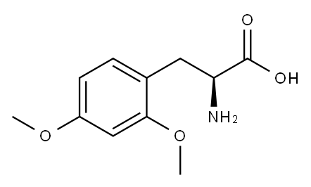 DL-2,4-Dimethoxyphenylalanine Structure