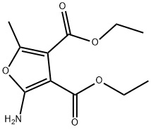 2-氨基-5-甲基-3,4-呋喃二甲酸二乙酯, 91248-60-1, 结构式