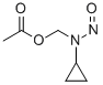 Acetic acid, (cyclopropylnitrosamino)methyl ester Structure