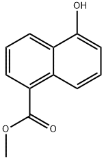 5-羟基-1萘甲酸甲酯 结构式