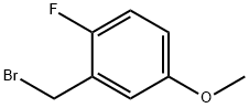 2-フルオロ-5-メトキシベンジルブロミド 化学構造式