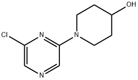 1-(6-chloropyrazin-2-yl)piperidin-4-ol 结构式