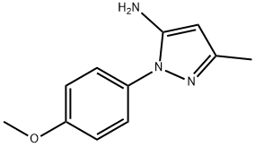 1-(4-METHOXYPHENYL)-3-METHYL-1H-PYRAZOL-5-YLAMINE Structure