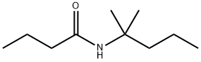 Butyramide,  N-(1,1-dimethylbutyl)-  (7CI) Structure