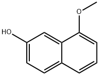 2-Naphthalenol,8-methoxy-(9CI) Structure