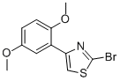 2-BROMO-4-(2,5-DIMETHOXYPHENYL)THIAZOLE Structure