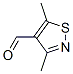 4-Isothiazolecarboxaldehyde, 3,5-dimethyl- (7CI,9CI) 结构式