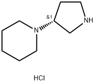1-(3R)-3-PYRROLIDINYL-PIPERIDINE DIHYDROCHLORIDE 结构式
