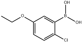 2-氯-5-乙氧基苯基硼酸, 913835-30-0, 结构式