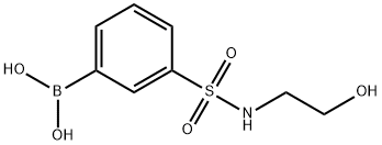 N-(2-羟基乙基)-3-硼苯磺酰胺, 913835-57-1, 结构式