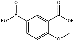 5-硼-2-甲氧基苯甲酸, 913836-12-1, 结构式