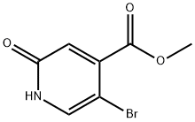 5-溴-2-羟基异烟酸甲酯 结构式