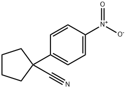 1-(4-硝基苯基)环戊甲腈, 91392-33-5, 结构式