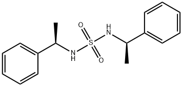 (R,R)-(+)-N,N′-双(Α-甲基苄基)磺酰胺 结构式