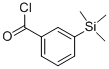 Benzoyl chloride, 3-(trimethylsilyl)- (9CI) Structure