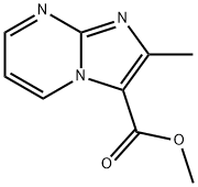 咪唑[1,2-A]嘧啶-3-羧酸-2-甲基-甲酯 结构式