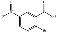 2-溴-5-硝基烟酸, 914222-92-7, 结构式