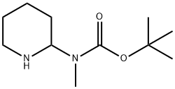 . 2-[METHYL(TERT-BUTOXYCARBONYL)AMINO]-PIPERIDINE 结构式