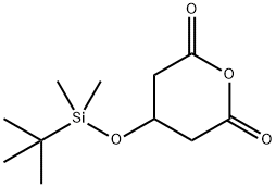 3-(tert-Butyldimethylsilyloxy)glutaric anhydride Structure