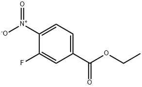 3-氟-4-硝基苯甲酸乙酯 结构式