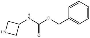 3-(苄氧羰基氨基)氮杂环丁烷 结构式