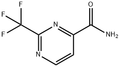 2-(三氟甲基)嘧啶-4-甲酰胺 结构式
