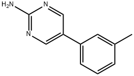 5-间甲苯嘧啶-2-胺 结构式