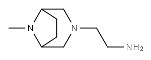 3,8-Diazabicyclo[3.2.1]octane,3-(2-aminoethyl)-8-methyl-(7CI) Struktur