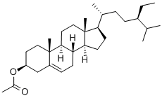 Β-谷甾醇乙酸酯, 915-05-9, 结构式