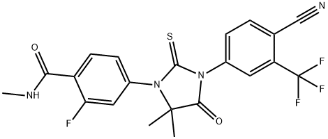 恩杂鲁胺, 915087-33-1, 结构式