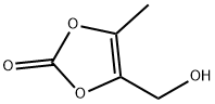 4-(羟甲基)-5-甲基-[1,3]二氧杂环戊烯-2-酮, 91526-18-0, 结构式