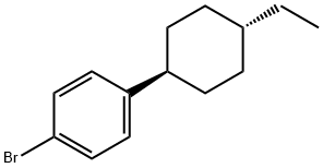 1-ブロモ-4-(trans-4-エチルシクロヘキシル)ベンゼン 化学構造式
