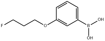 (3-(3-氟丙氧基)苯基)硼酸 结构式