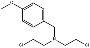 N,N-bis(2-chloroethyl)-4-methoxyBenzenemethanamine Struktur