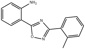2-(3-(邻甲苯基)-1,2,4-恶二唑-5-基)苯胺 结构式