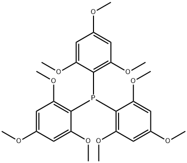 三(2,4,6-三甲氧基苯基)磷 结构式