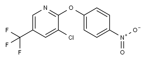 2-(4-NITROPHENOXY)-3-CHLORO-5-TRIFLUOROMETHYL PYRIDINE Struktur