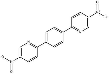 1,4-bis-[5'-nitropyridin-2'-yl]phenylene 结构式