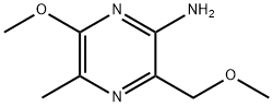 6-甲氧基-3-(甲氧基甲基)-5-甲基吡嗪-2-胺, 91678-86-3, 结构式