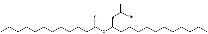 3-dodecanoyltetradecanoic acid 结构式