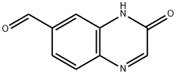 6-Quinoxalinecarboxaldehyde,  3,4-dihydro-3-oxo- 结构式