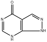 1,5-二氢-4H-吡唑并[3,4-D]嘧啶-4-酮 结构式