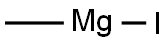 メチルマグネシウムヨージド (33%エチルエーテル溶液, 約2mol/L) 化学構造式