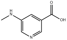 3-Pyridinecarboxylicacid,5-(methylamino)-(9CI) Struktur