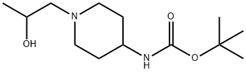 tert-butyl 1-(2-hydroxypropyl)piperidin-4-ylcarbaMate 结构式