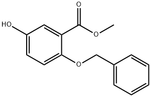 2-Benzyloxy-5-hydroxy-benzoic acid methyl ester Struktur