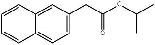 2-Naphthaleneacetic acid, 1-Methylethyl ester Struktur