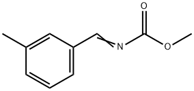 Carbamic  acid,  N-[(3-methylphenyl)methylene]-,  methyl  ester 结构式